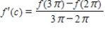 Determine whether the Mean Value Theorem can be applied to the function on the closed interval .If the Mean Value Theorem can be applied,find all numbers c in the open interval such that . 