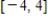 Locate the absolute extrema of the function on the closed interval . 