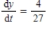 <strong>A point is moving along the graph of the function such that centimeters per second.Find when x = 1. </strong> A) B) C) D) E)
