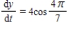 <strong>A point is moving along the graph of the function such that centimeters per second.Find when . </strong> A) B) C) D) E)