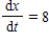 <strong>Find the rate of change of the distance D between the origin and a moving point on the graph of if centimeters per second. </strong> A) B) C) D) E)