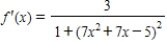 <strong>Find the derivative of the function . </strong> A) B) C) D) E)