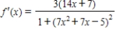 <strong>Find the derivative of the function . </strong> A) B) C) D) E)