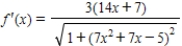 <strong>Find the derivative of the function . </strong> A) B) C) D) E)