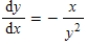<strong>Find by implicit differentiation. </strong> A) B) C) D) E)