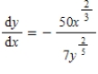 <strong>Find by implicit differentiation. </strong> A) B) C) D) E)