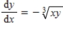 <strong>Find by implicit differentiation given that . </strong> A) B) C) D) E)