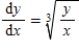 <strong>Find by implicit differentiation given that . </strong> A) B) C) D) E)