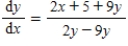 <strong>Find by implicit differentiation. </strong> A) B) C) D) E)