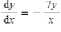 <strong>Find by implicit differentiation given that . </strong> A) B) C) D) E)