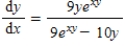 <strong>Use implicit differentiation to find . </strong> A) B) C) D) E)