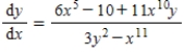 <strong>Find by implicit differentiation. </strong> A) B) C) D) E)