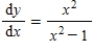 <strong>Find by implicit differentiation given that .Use the original equation to simplify your answer. </strong> A) B) C) D) E)