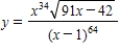 Use logarithmic differentiation to find the derivative of . 