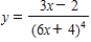 Use logarithmic differentiation to find   . ​   ​