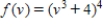 Find the derivative of the algebraic function   . ​