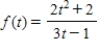 Evaluate the derivative of the function   at the point   . ​
