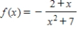 Use the Quotient Rule to differentiate the function   . ​