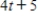 The length of a rectangle is and its height is ,where t is time in seconds and the dimensions are in inches.Find the rate of change of area,A,with respect to time. 