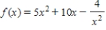 Find the slope of the graph of the function at the given value. when 
