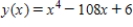 Determine all values of x, (if any),at which the graph of the function has a horizontal tangent. 