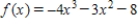 Find the derivative of the following function using the limiting process. 