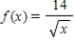 Find the derivative of the function by the limit process. 