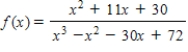 <strong>Find all vertical asymptotes (if any)of the function . β</strong> A) B) C) D) E)