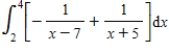 <strong>Let .Which of the following integral expressions represents the area between and the horizontal axis on the interval ? </strong> A) B) C) D)