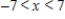 Find all values of x in the open interval such that .