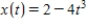 A particle moves in the xy-plane with position for all real values of given by the parametric equations and . Give the coordinates of the velocity vector for any time .