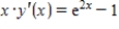 Show that is a solution to the differential equation .