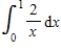 <strong>Evaluate . </strong> A)0 B)1 C)2e D)∞