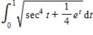 <strong>A particle moves in the -plane according to the parametric equations and .An expression for the length of the path of the particle from to is </strong> A) B) C) D)