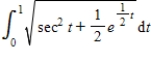<strong>A particle moves in the -plane according to the parametric equations and .An expression for the length of the path of the particle from to is </strong> A) B) C) D)