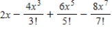 <strong>Let .The first four nonzero terms of the Taylor approximation for about are </strong> A) B) C) D)