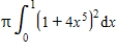 <strong>The volume of the solid generated by revolving the region enclosed between the graph of and the lines and about the -axis is given by which integral expression? </strong> A) B) C) D)