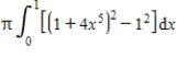 <strong>The volume of the solid generated by revolving the region enclosed between the graph of and the lines and about the -axis is given by which integral expression? </strong> A) B) C) D)