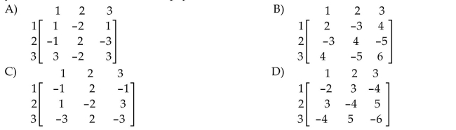 Write the payoff matrix for the game. Players R and C each show 1, 2, or 3 fingers. If the total number N of fingers shown is even, then R pays N dollars to C. If N is odd, C pays N dollars to R.