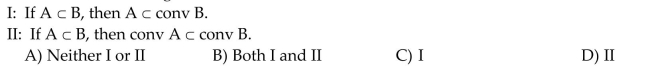 Provide an appropriate response Which of the following statements are true?