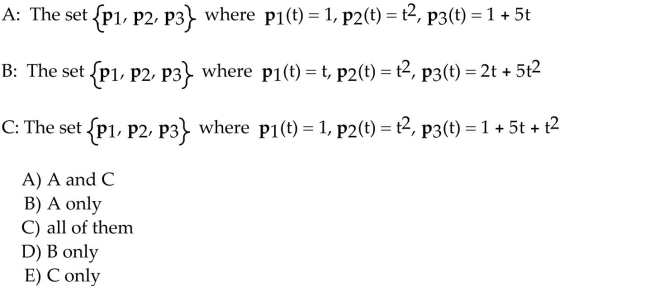 Find a matrix A such that W = Col A.