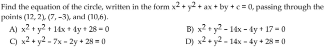Solve the problem.