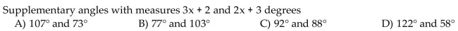 Find the measure of each angle in the problem.