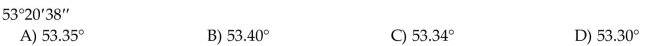 Convert the angle to decimal degrees and round to the nearest hundredth of a degree.
