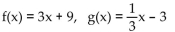 <strong>Use the definition of inverses to determine whether f and g are inverses. </strong> A) Yes B) No