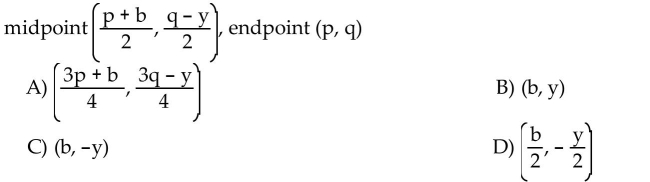 Find the coordinates of the other endpoint of the segment, given its midpoint and one endpoint.