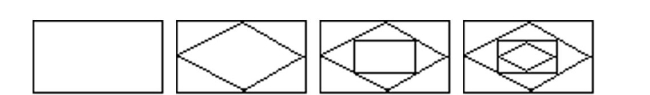 Use mathematical induction to prove that the statement is true for every positive integer n. -The series of sketches below starts with a square having sides of length 1 (one). In the following steps, squares are constructed by joining, in order, the midpoints of the sides of the previous square. Develop a formula for the perimeter of the nth square.