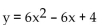 <strong>Match the equation of the parabola with the appropriate description. </strong> A) Opens left B) Opens up C) Opens down D) Opens right