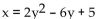 <strong>Match the equation of the parabola with the appropriate description. </strong> A) Opens up B) Opens down C) Opens left D) Opens right