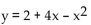 <strong>Match the equation of the parabola with the appropriate description. </strong> A) Opens left B) Opens right C) Opens down D) Opens up
